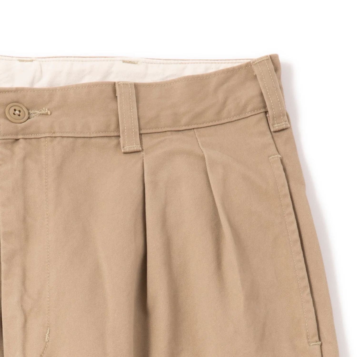 ALPHA INDUSTRIES | アルファ インダストリーズ　OFFICERS 2TUCK CHINO OFF WHITE