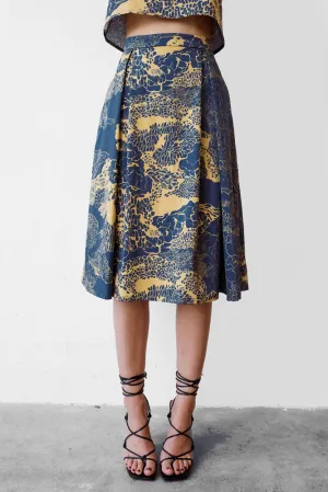Bell Skirt - Coral Print (US 6)