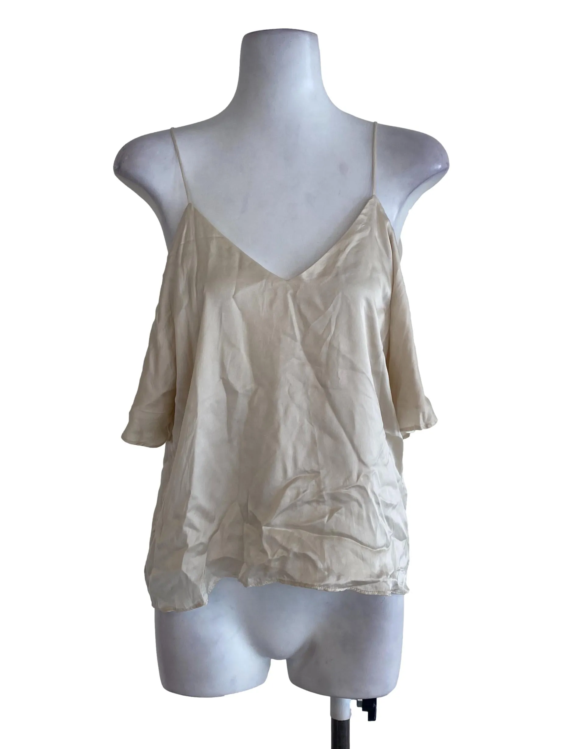 Buttermilk V Neck Top