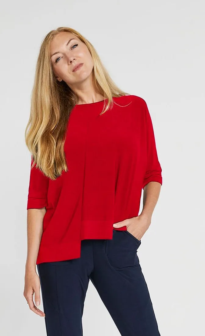 Sympli Motion Trim Boxy Top
